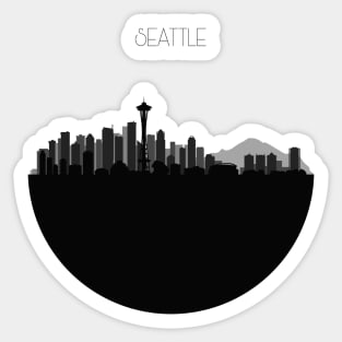 Seattle Skyline V2 Sticker